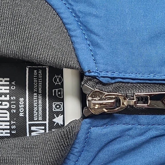 Rawgear Bomber Coat Blue Medium NWT - Picture 7 of 12